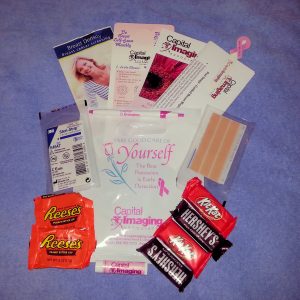 Goodie Bag They Gave Me After My Breast Biopsy