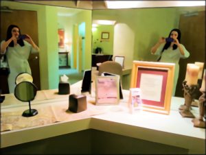 Ladies Dressing Room mirror selfie